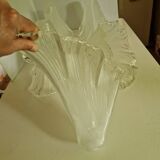 Antique Art Deco glass tulip