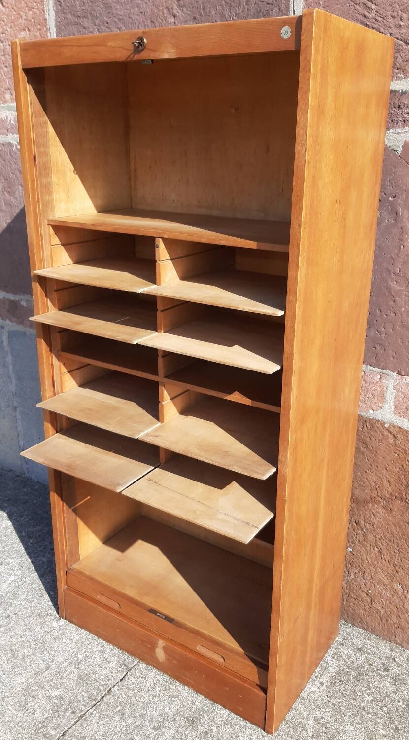 "JB" sliding curtain (notary) filing cabinet