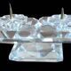 Ancien bougeoir cristal Swarovski