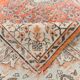 Tapis vintage anatolien tissé à la main en rose saumon, 206x392 cm