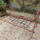 Lit banquette en fer forgé XIXe siècle 190cm x80cm