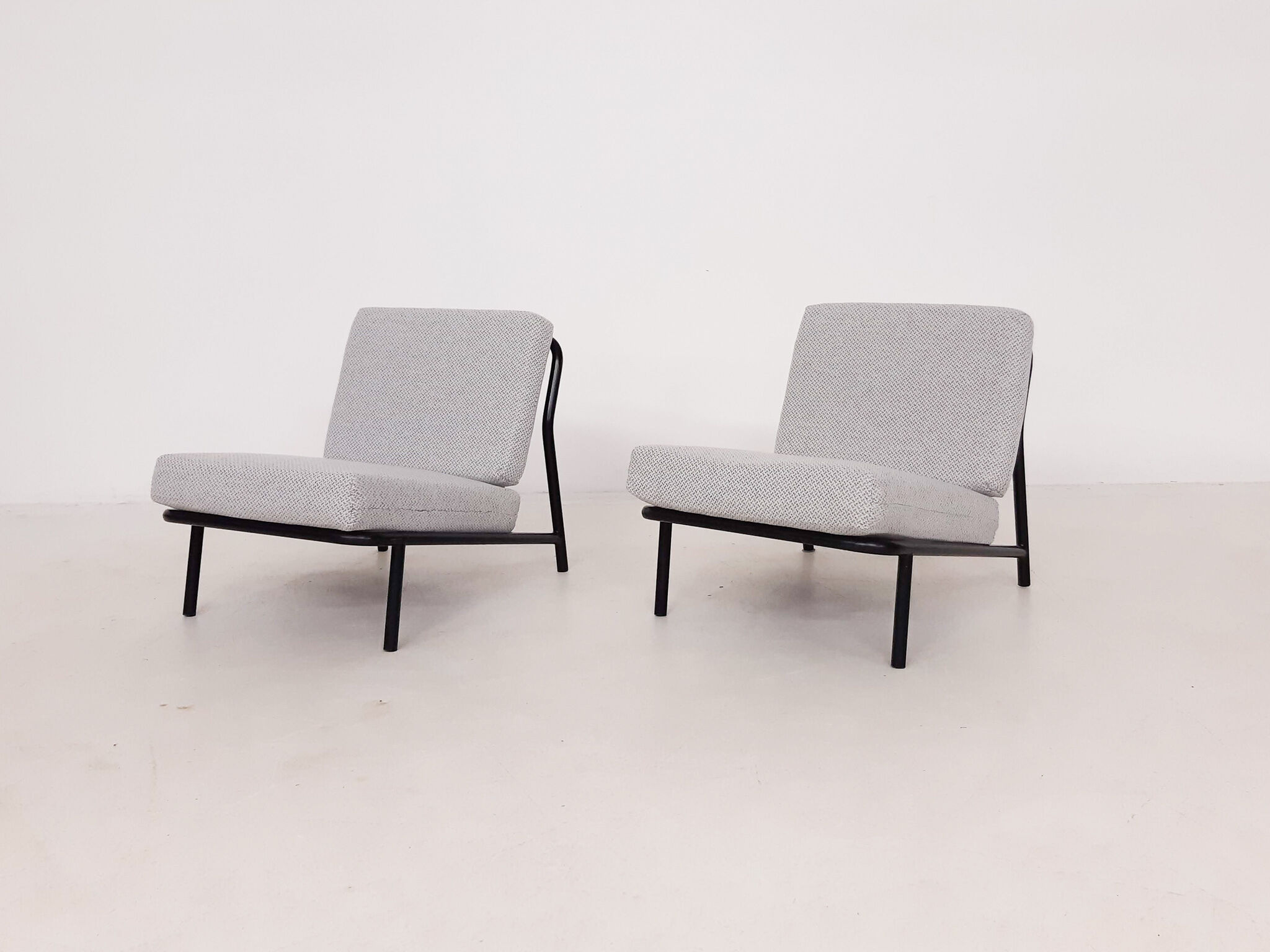 Set of 2 Alf Svensson for DUX model 013 lounge chairs, Sweden 1960's