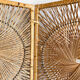Rattan screen sun pattern