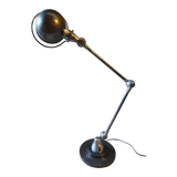 Workshop lamp Jieldé 2 industrial arm patina graphite rifle barrel