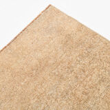 Brown and beige wool oushak rug 286x181cm