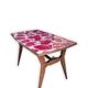 Table à manger italienne vintage du milieu du 20ème siècle