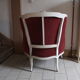 Louis XV style armchair patinated white