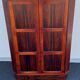Vintage Scandinavian Wahl Iversen corner cabinet in Rio rosewood 1960
