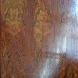 Scandinavian coffee table in Rio rosewood stamped Trioh