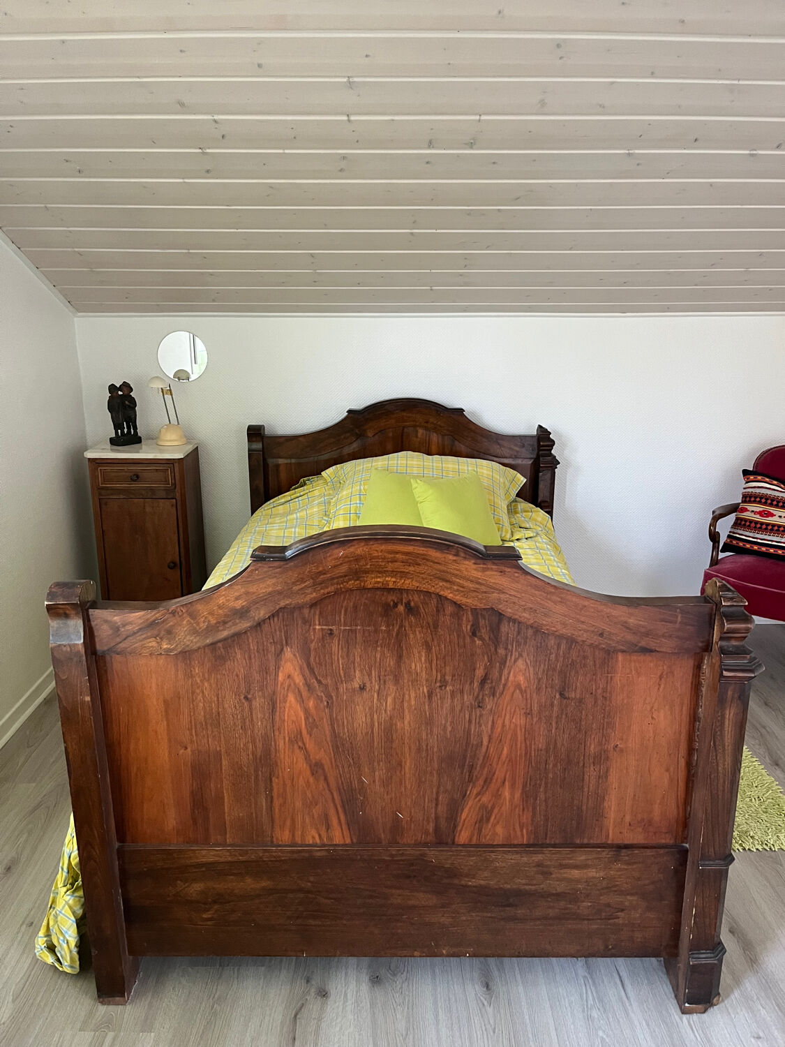 Old bed in Louis Philippe style