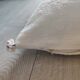 White Moroccan cotton cushion