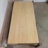Table basse travertin vintage