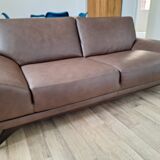 Roche Bobois chocolate sofa