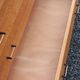 Vintage oak chest of drawers with 4 drawers from the 1960s.