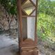 Coat rack / coat stand and umbrella stand in olive wood