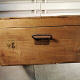 Old wooden suitcase - vintage
