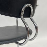 Vintage dining chair effezeta made in Italy design chrome