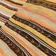 10x11 Yellow & Brown Ethnic Vintage Kilim Rug, 326x350Cm