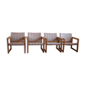 4 fauteuils Diana par Karin Mobring