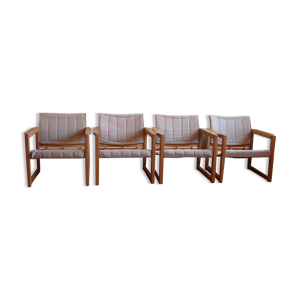 4 fauteuils Diana par - 1970