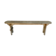 School bench in light, raw wood, 144 cm
