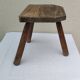 Antique vintage tripod milking stool