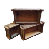 Set of 3 brick molds