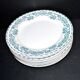 Moulin des Loups & Hamage set of 11 flat plates Ancient Athens in earthenware 1900