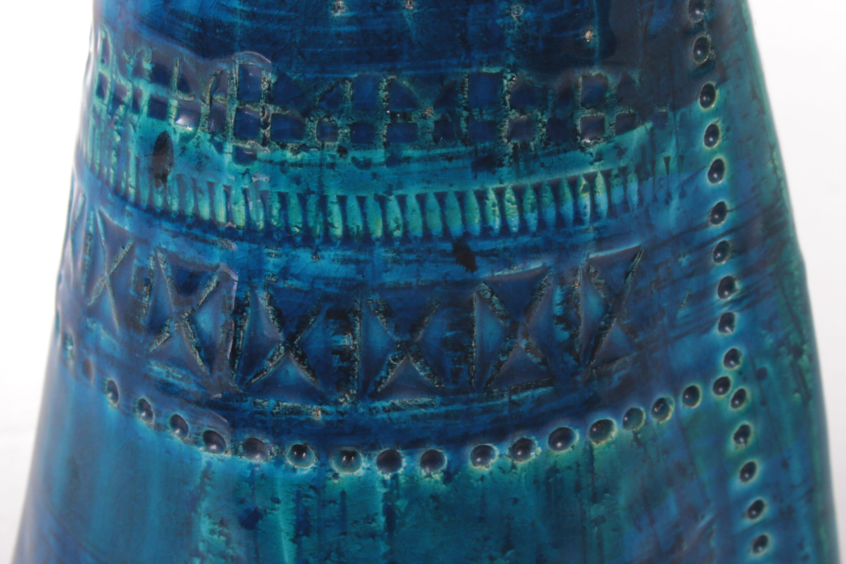 Rimini Blue cat made of ceramics by Aldo Londi,1960