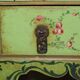 Pair of Waterfall Regency Sheraton antique bookshelves hand-painted.