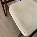 Wooden and skai chairs