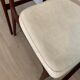 Chaises bois et skai
