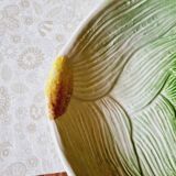 Serving dish with celery barbotine
