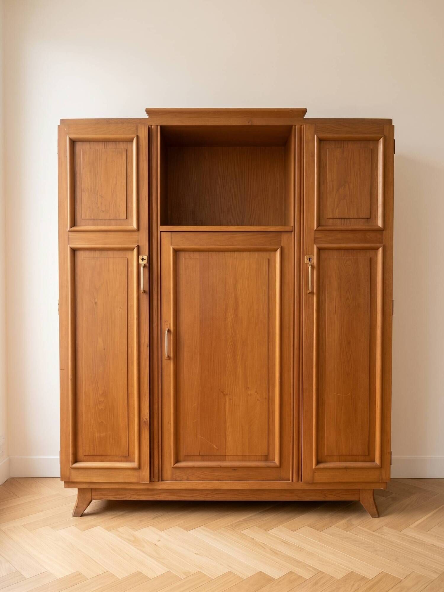 Armoire vintage années 50 en bois