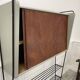 Vintage shelf in metal and wood