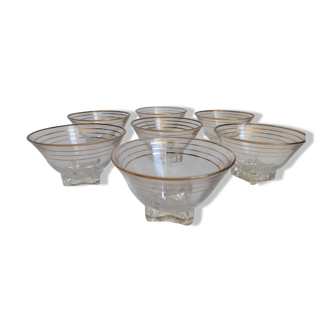 Art Deco dessert cups