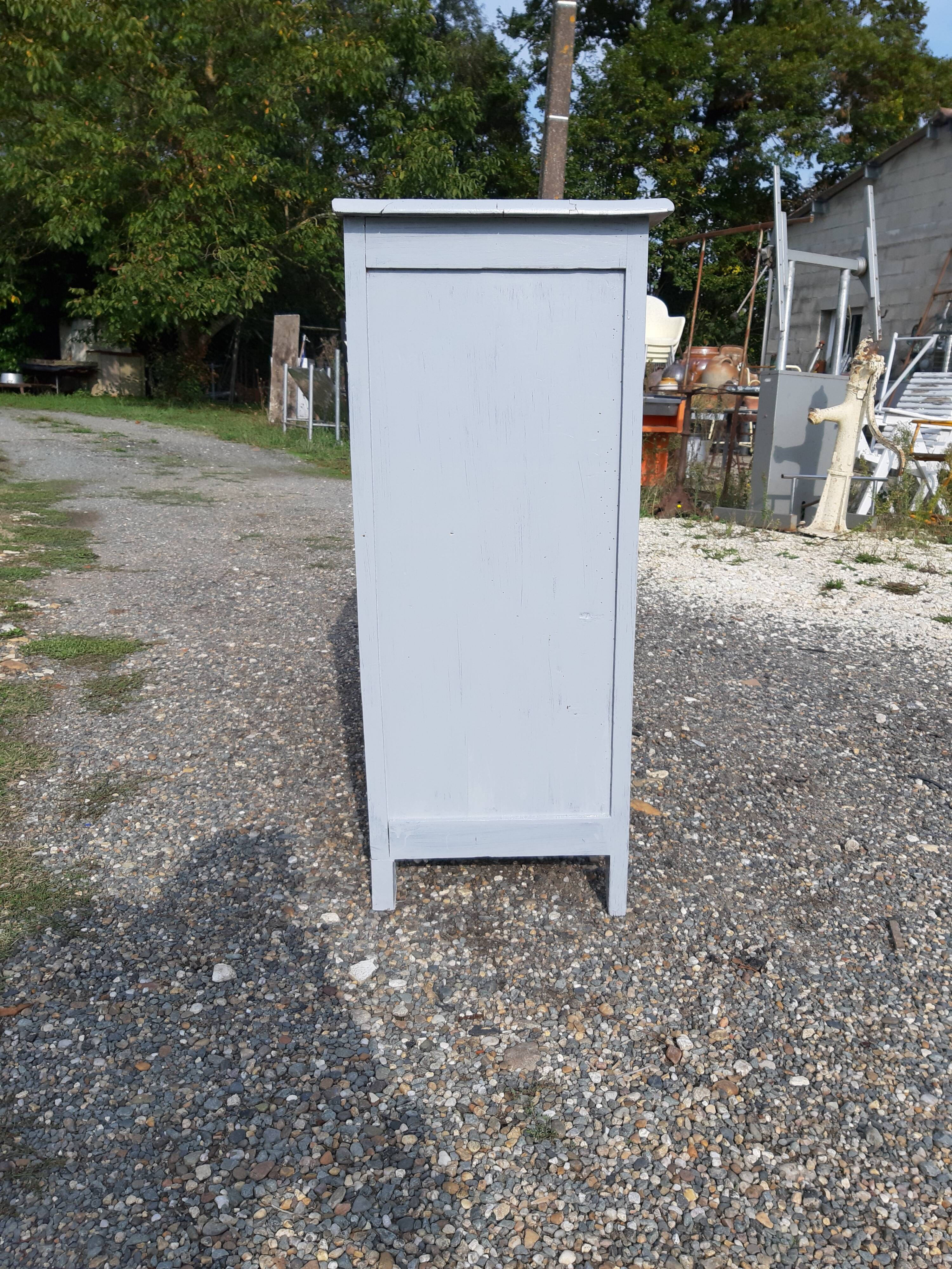 Parisian buffet in old grey ceruse pine