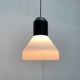 Minimalist bell-shaped pendant lamp in metal and glass, Italian by Sebastian Herkner for Classicon.