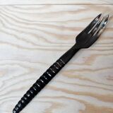 Vintage horn serving fork