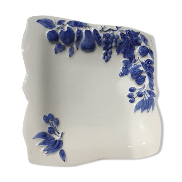 Plat céramique carré vintage Antica Fornace - made in Italy