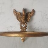 Brass swan head towel rack