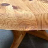 Vintage pine coffee table by Burchardt Nielsen, 1970s.