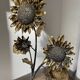 Brass Sunflower Parquet Lamp