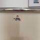 Vintage chrome and plastic baby high chair