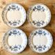 4 Saint Amand plates