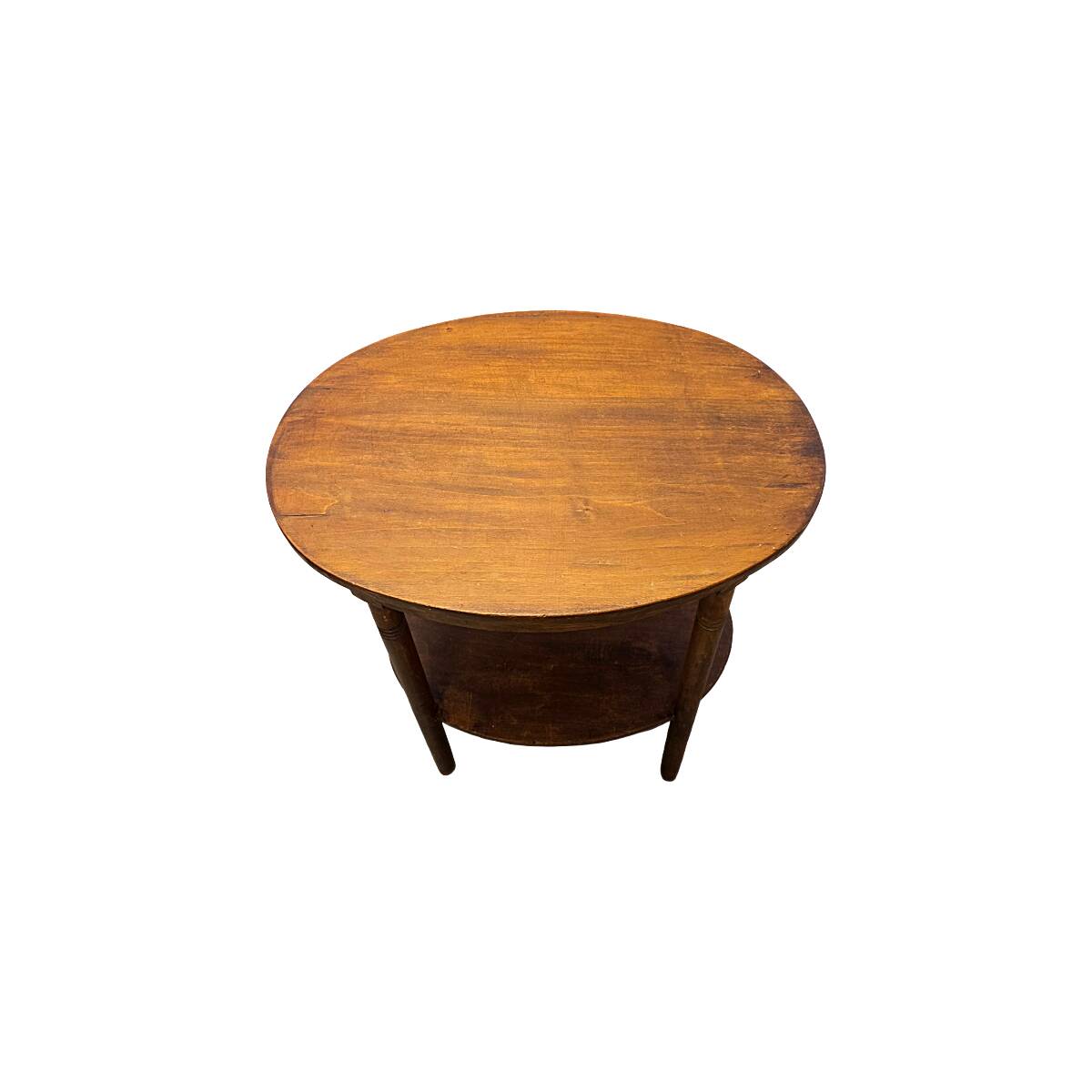 Old French Oval Side Table, 1940s
