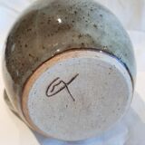 Vintage glazed stoneware pitcher