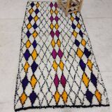 Handmade moroccan berber rug 190 x 100 cm