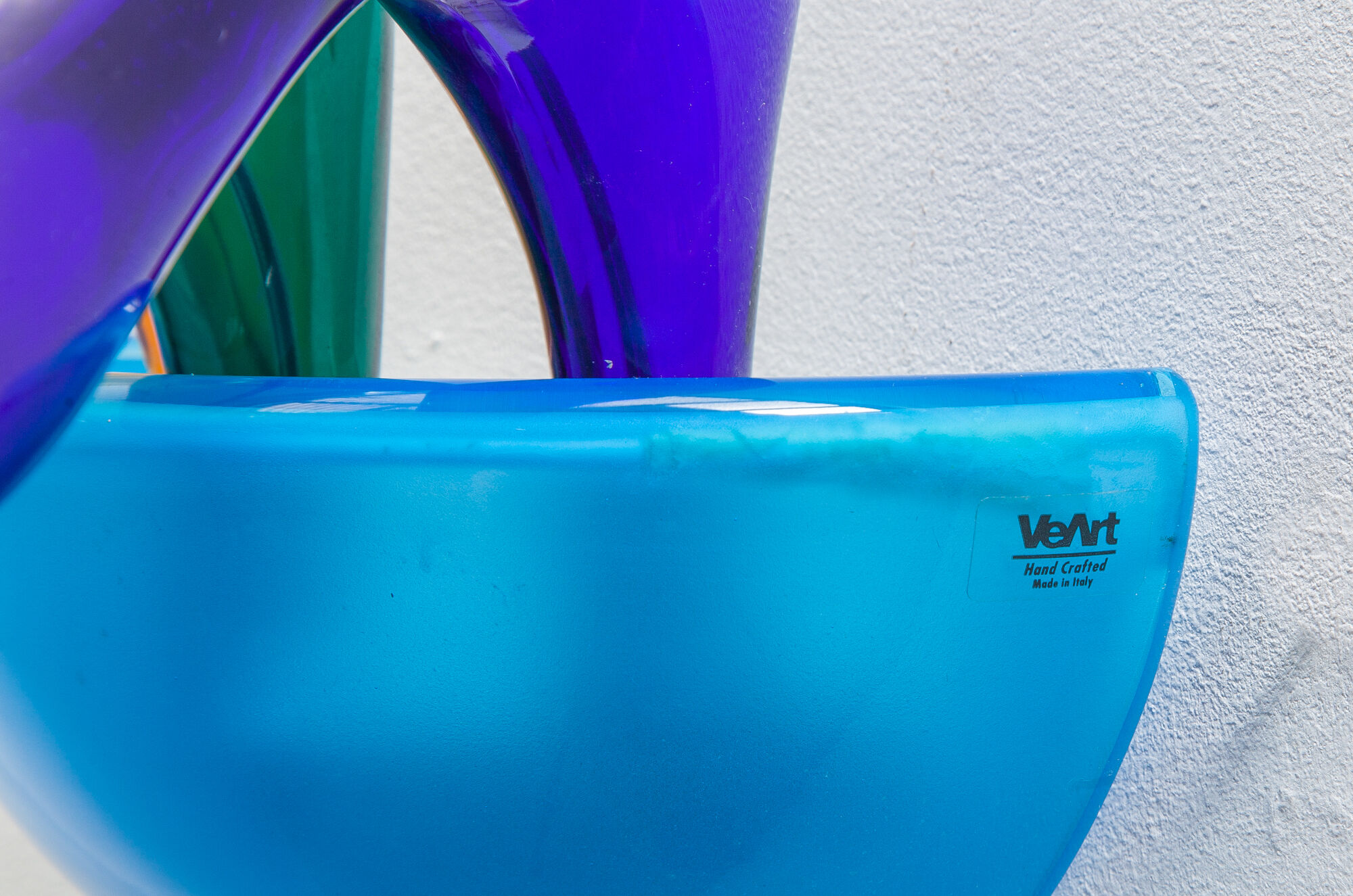 Murano wall multi colored sconce "Orni Halloween" by Ve-Art