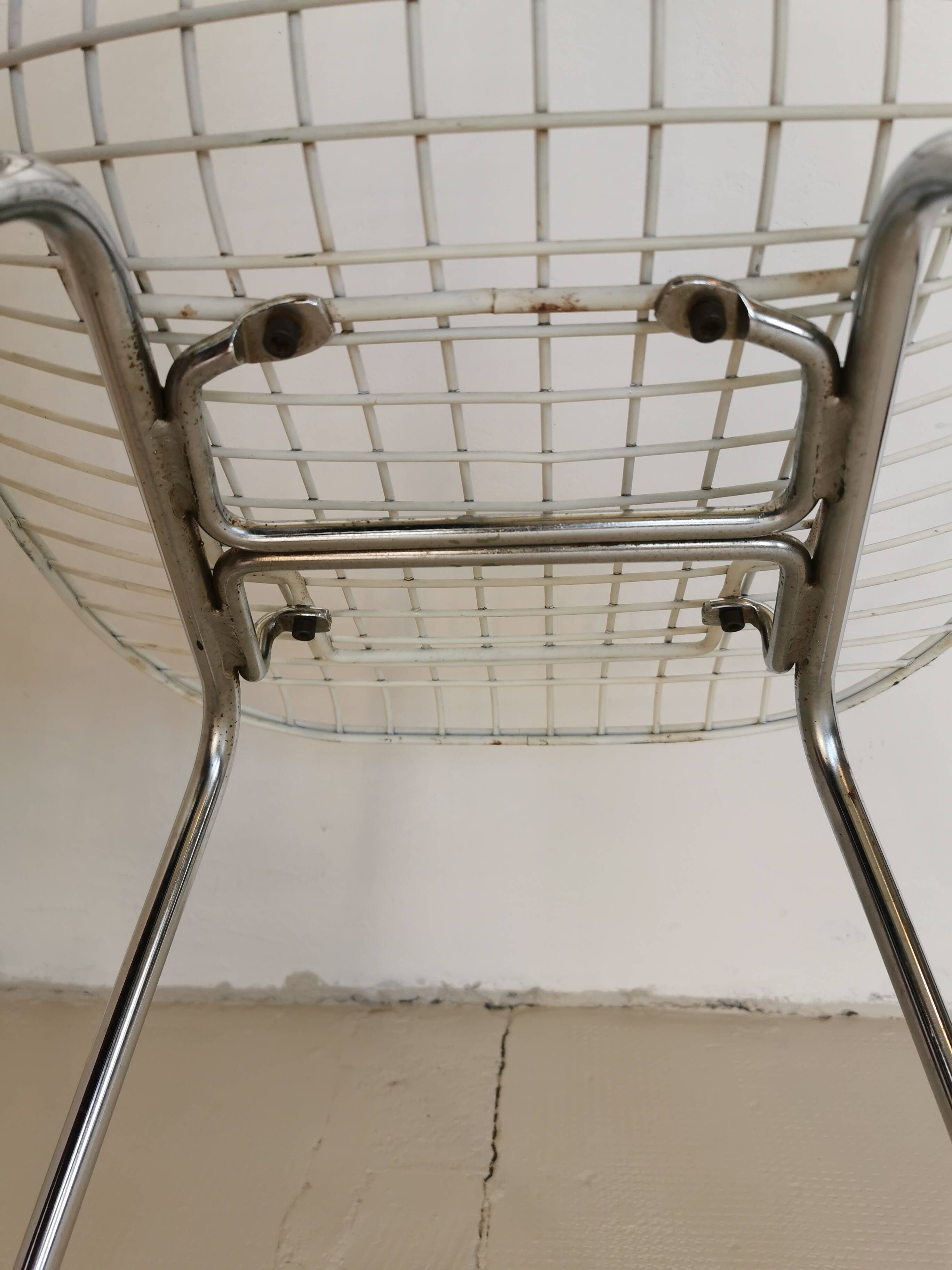 Eames DKX wire chair for Herman Miller